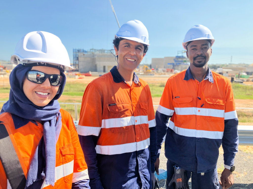 Labourteam Young worker looking towards the viewer and smiling