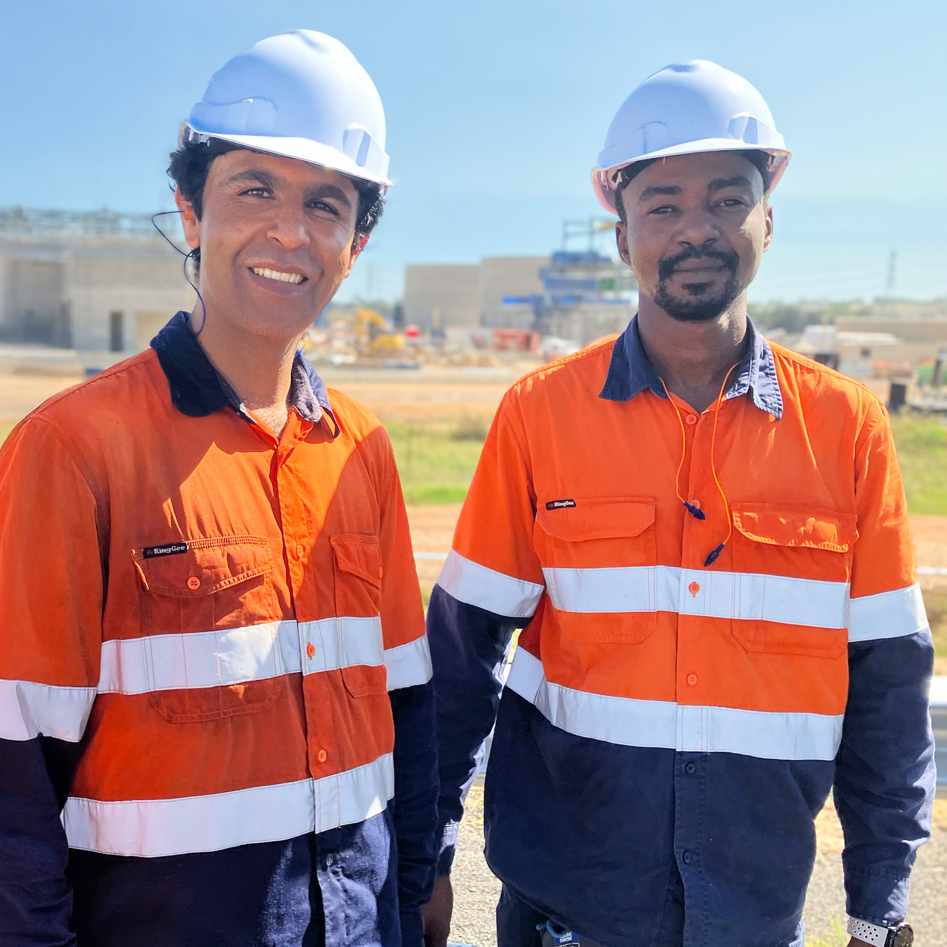 Young worker looking towards the viewer and smiling